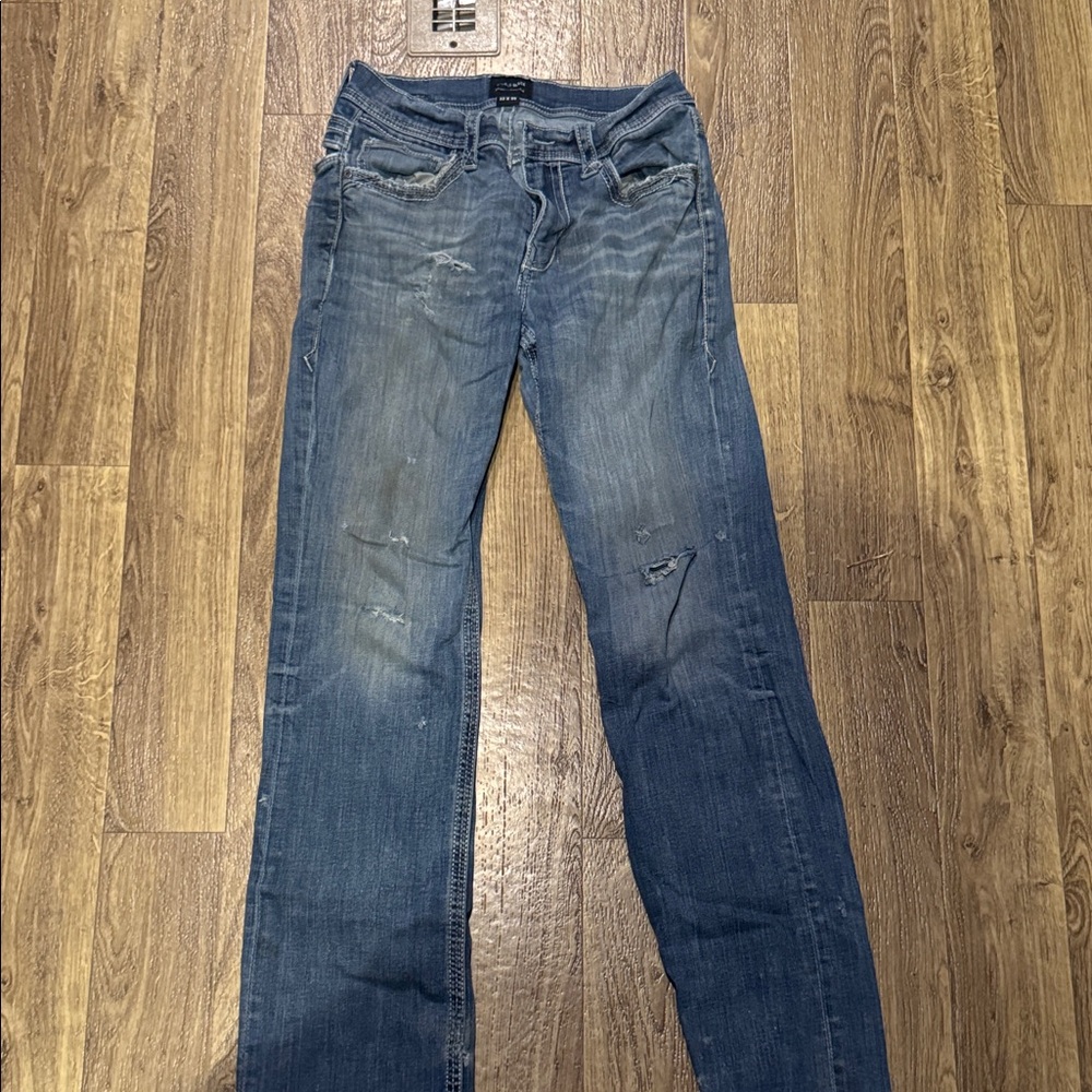 Men’s Buckle Black Boot cut jeans